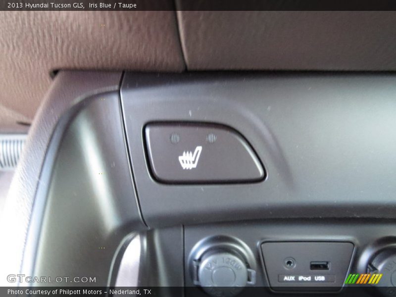 Iris Blue / Taupe 2013 Hyundai Tucson GLS
