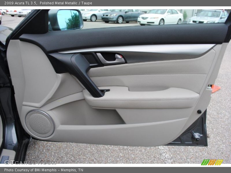 Polished Metal Metallic / Taupe 2009 Acura TL 3.5