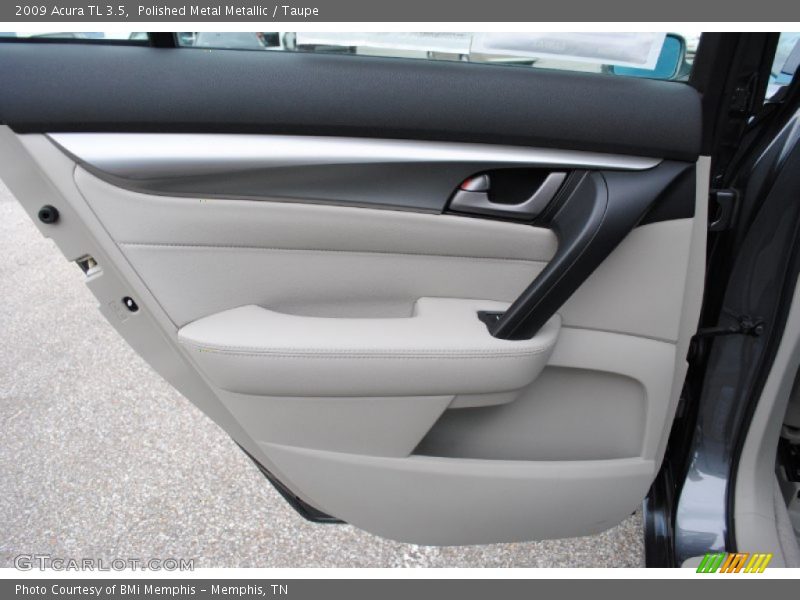 Polished Metal Metallic / Taupe 2009 Acura TL 3.5
