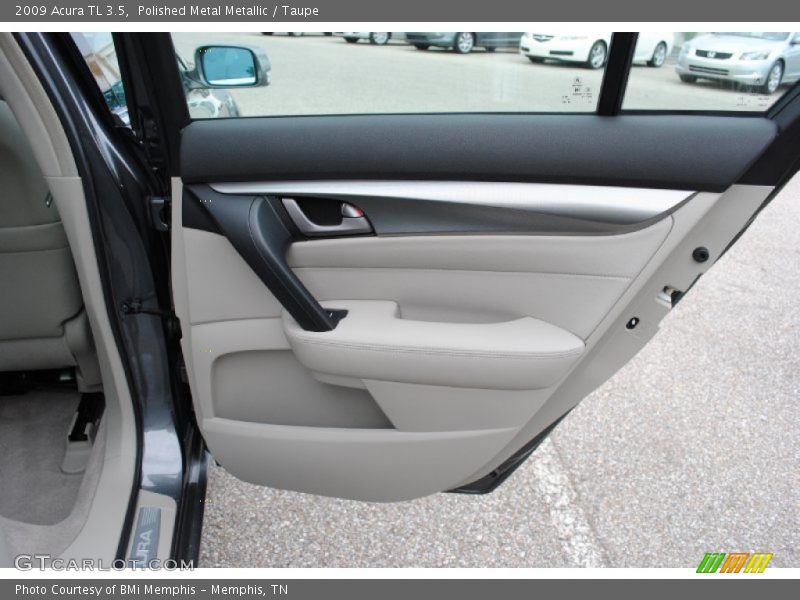 Polished Metal Metallic / Taupe 2009 Acura TL 3.5