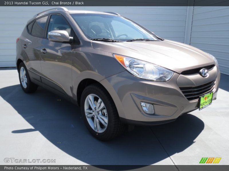 Chai Bronze / Black 2013 Hyundai Tucson GLS