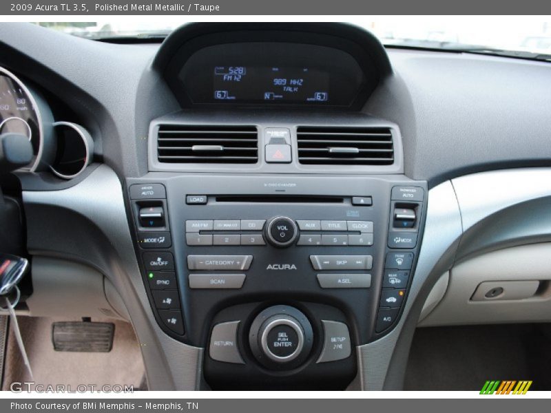 Polished Metal Metallic / Taupe 2009 Acura TL 3.5