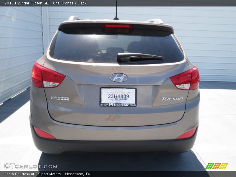 Chai Bronze / Black 2013 Hyundai Tucson GLS