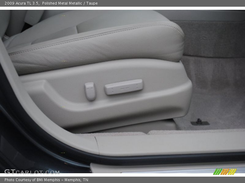 Polished Metal Metallic / Taupe 2009 Acura TL 3.5