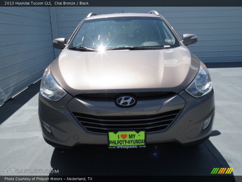 Chai Bronze / Black 2013 Hyundai Tucson GLS