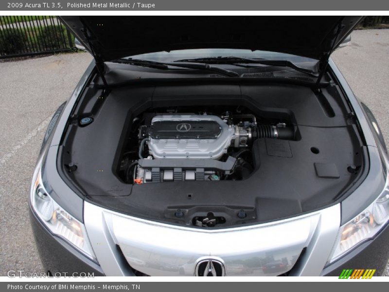 Polished Metal Metallic / Taupe 2009 Acura TL 3.5