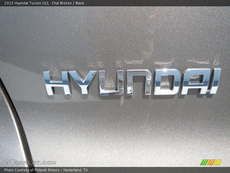 Chai Bronze / Black 2013 Hyundai Tucson GLS