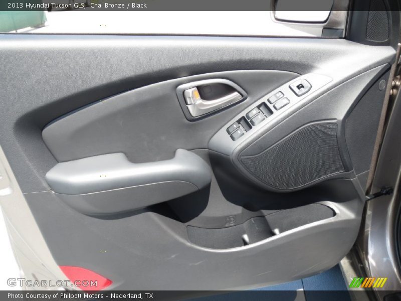 Chai Bronze / Black 2013 Hyundai Tucson GLS