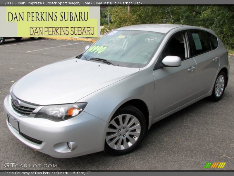 Spark Silver Metallic / Carbon Black 2011 Subaru Impreza Outback Sport Wagon