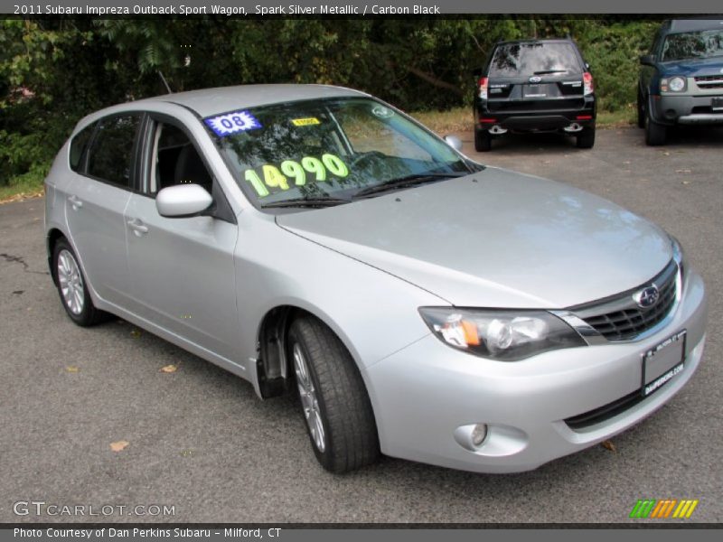 Spark Silver Metallic / Carbon Black 2011 Subaru Impreza Outback Sport Wagon