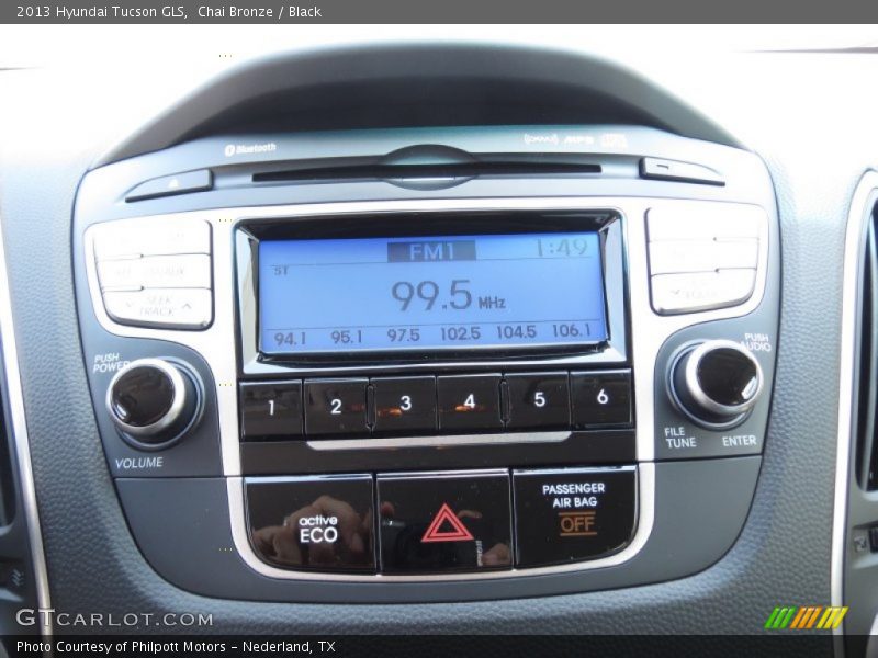 Chai Bronze / Black 2013 Hyundai Tucson GLS