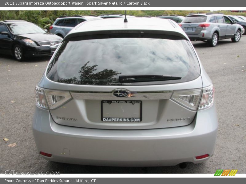 Spark Silver Metallic / Carbon Black 2011 Subaru Impreza Outback Sport Wagon