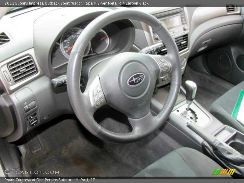 Spark Silver Metallic / Carbon Black 2011 Subaru Impreza Outback Sport Wagon