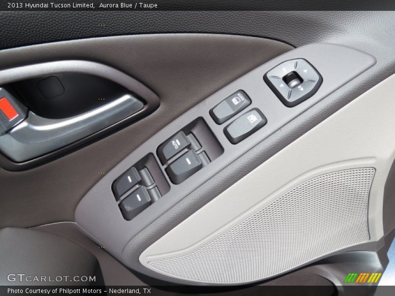 Aurora Blue / Taupe 2013 Hyundai Tucson Limited