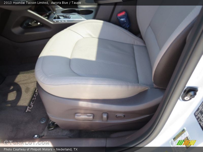 Aurora Blue / Taupe 2013 Hyundai Tucson Limited
