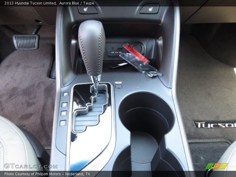 Aurora Blue / Taupe 2013 Hyundai Tucson Limited