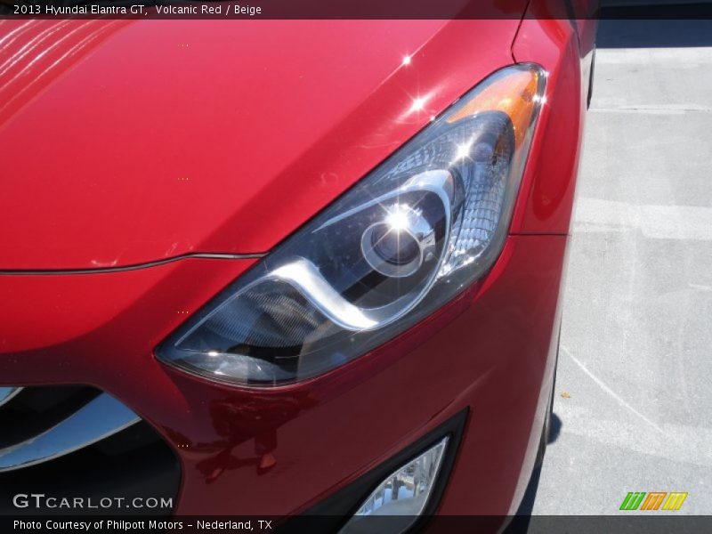 Volcanic Red / Beige 2013 Hyundai Elantra GT