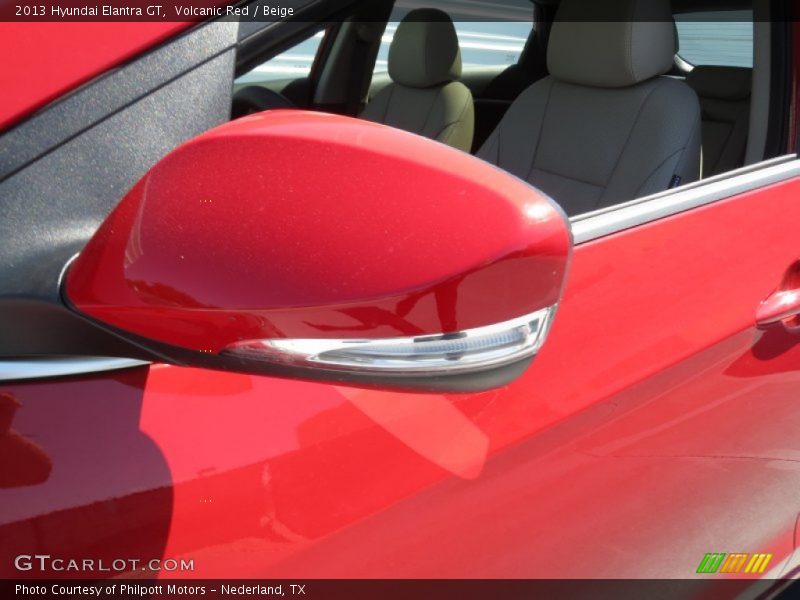 Volcanic Red / Beige 2013 Hyundai Elantra GT