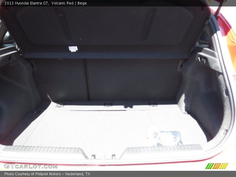  2013 Elantra GT Trunk