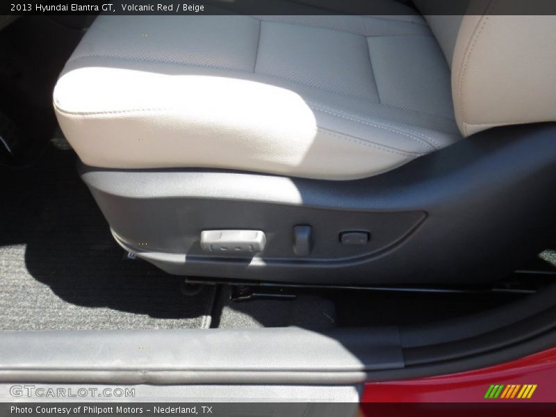 Volcanic Red / Beige 2013 Hyundai Elantra GT