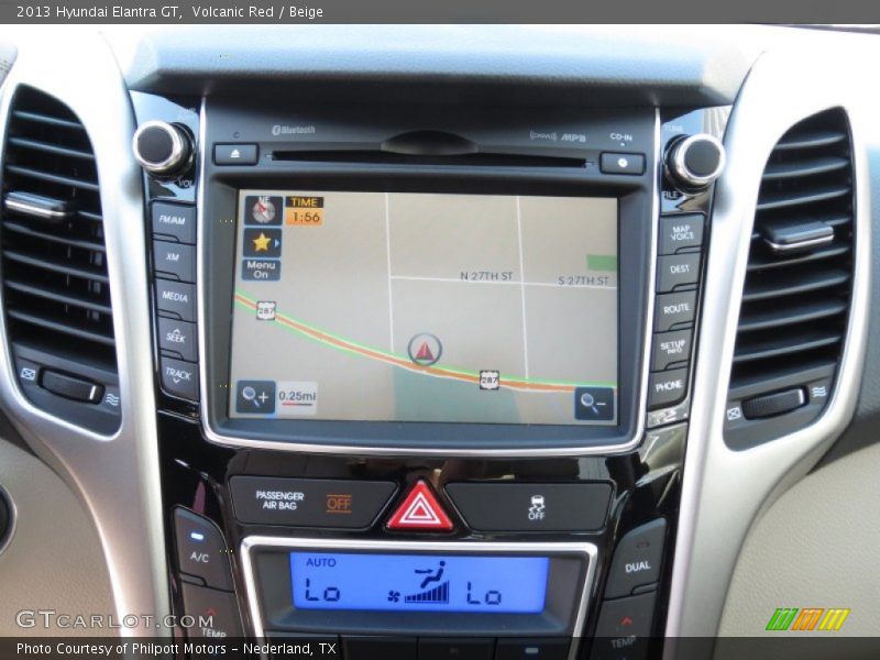 Navigation of 2013 Elantra GT