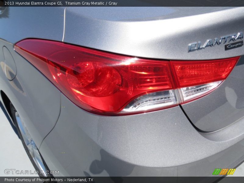 Titanium Gray Metallic / Gray 2013 Hyundai Elantra Coupe GS