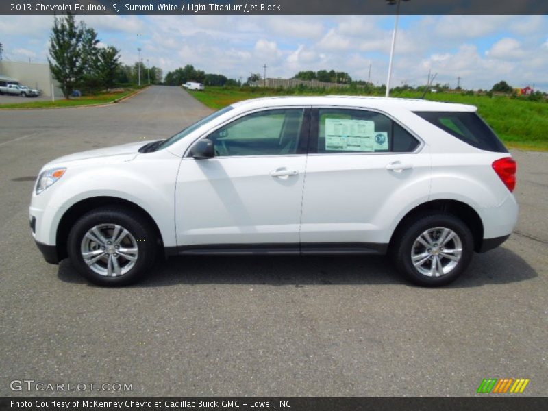 Summit White / Light Titanium/Jet Black 2013 Chevrolet Equinox LS