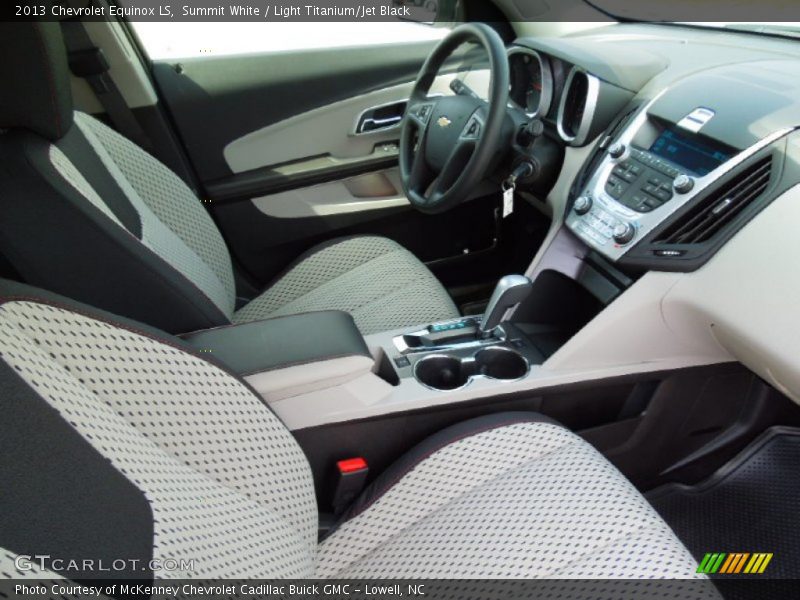 Summit White / Light Titanium/Jet Black 2013 Chevrolet Equinox LS