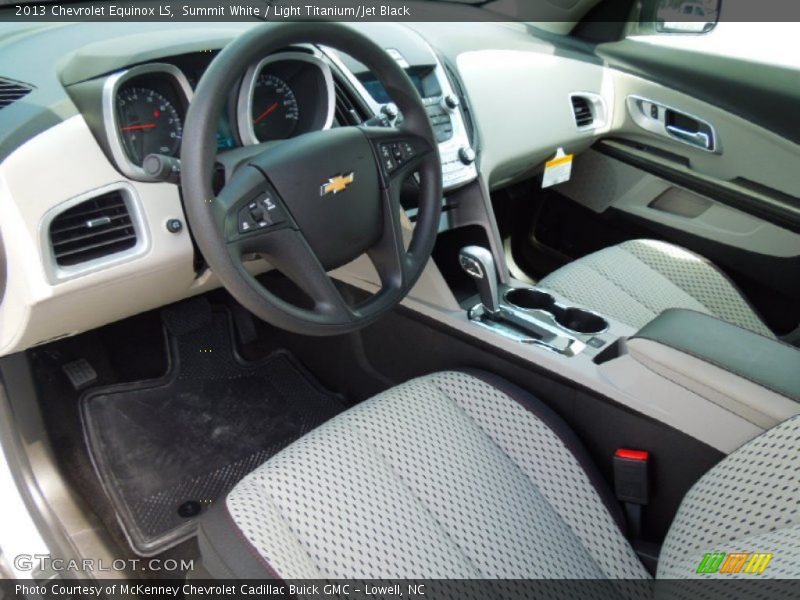 Summit White / Light Titanium/Jet Black 2013 Chevrolet Equinox LS