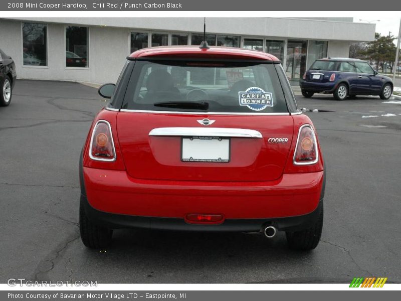 Chili Red / Punch Carbon Black 2008 Mini Cooper Hardtop