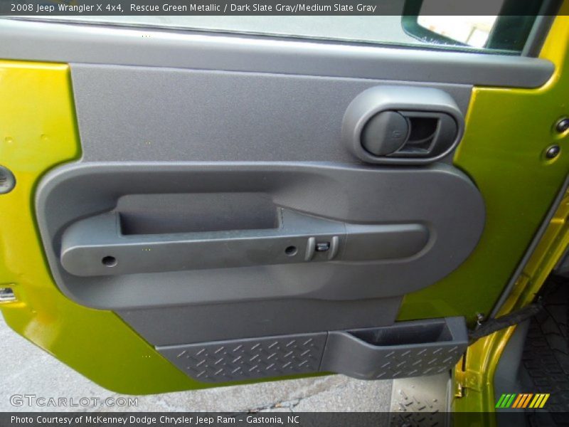 Rescue Green Metallic / Dark Slate Gray/Medium Slate Gray 2008 Jeep Wrangler X 4x4