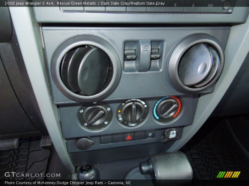 Rescue Green Metallic / Dark Slate Gray/Medium Slate Gray 2008 Jeep Wrangler X 4x4