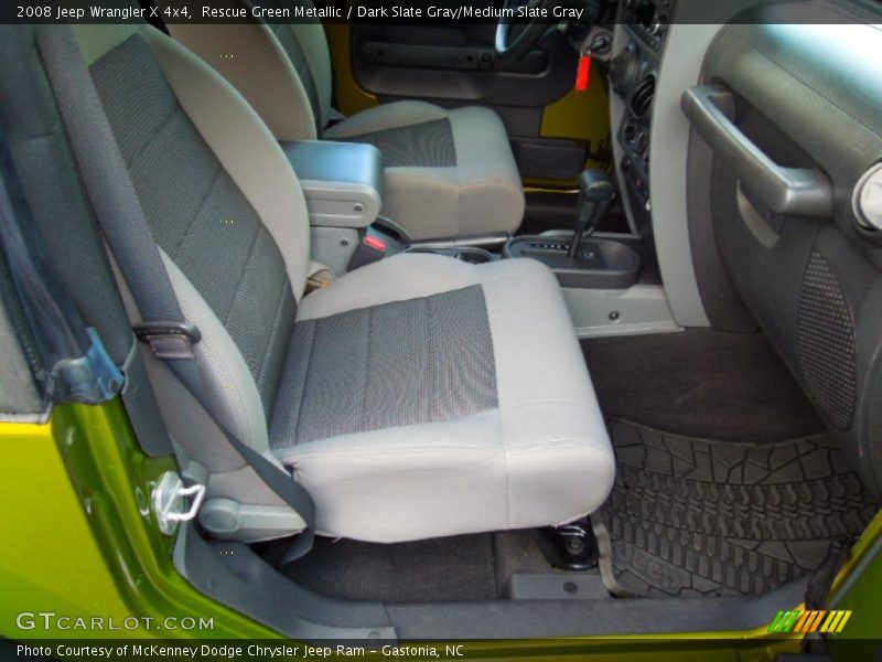 Rescue Green Metallic / Dark Slate Gray/Medium Slate Gray 2008 Jeep Wrangler X 4x4
