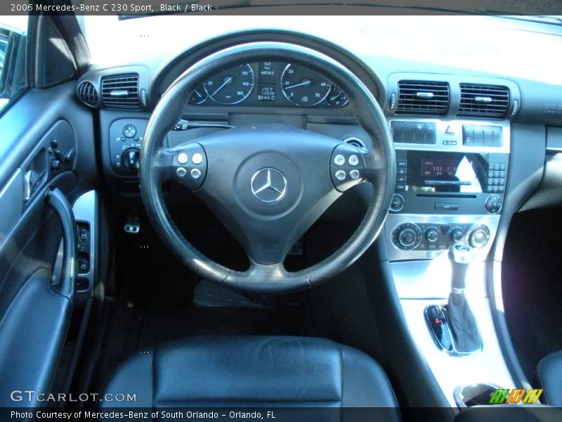 Black / Black 2006 Mercedes-Benz C 230 Sport