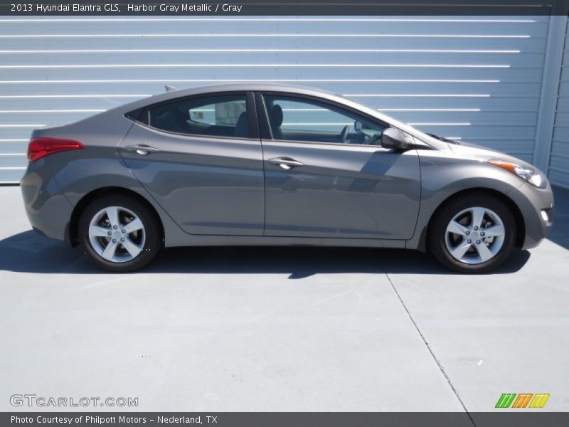 Harbor Gray Metallic / Gray 2013 Hyundai Elantra GLS