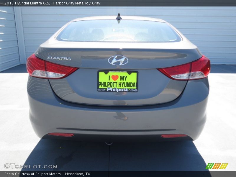 Harbor Gray Metallic / Gray 2013 Hyundai Elantra GLS