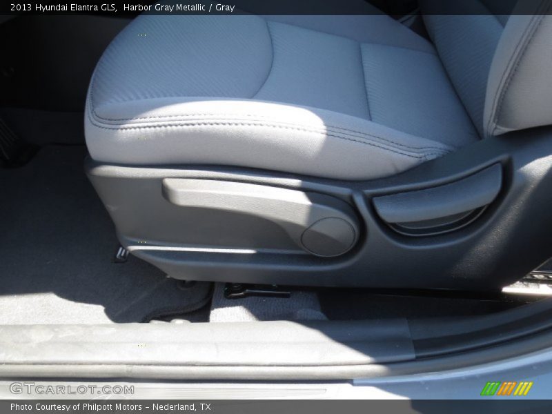 Harbor Gray Metallic / Gray 2013 Hyundai Elantra GLS