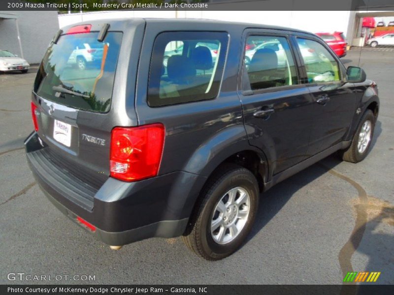 Monterey Gray Metallic / Dark Chocolate 2009 Mazda Tribute i Sport