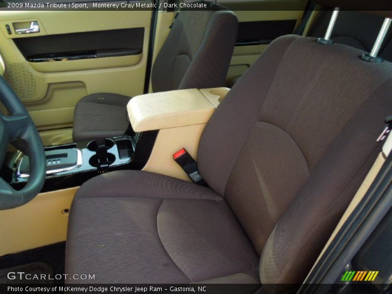Monterey Gray Metallic / Dark Chocolate 2009 Mazda Tribute i Sport