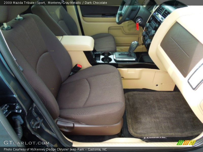 Monterey Gray Metallic / Dark Chocolate 2009 Mazda Tribute i Sport