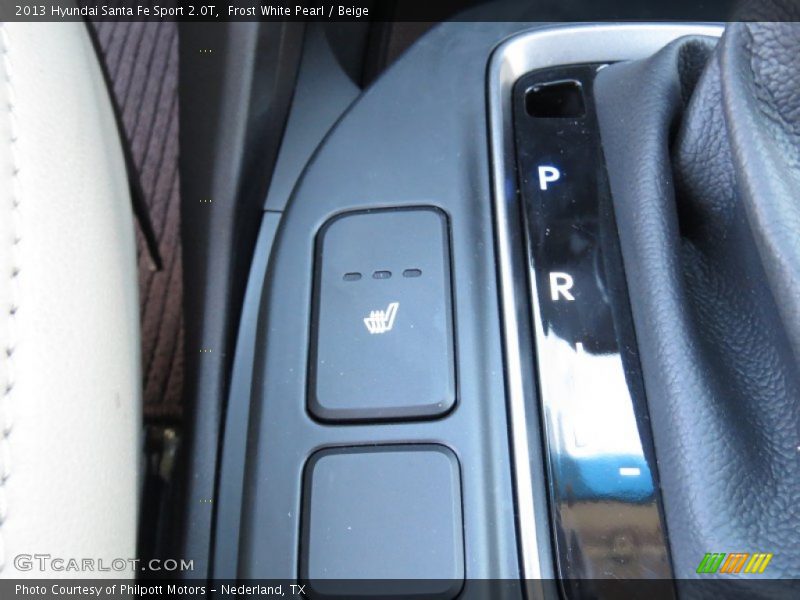 Frost White Pearl / Beige 2013 Hyundai Santa Fe Sport 2.0T