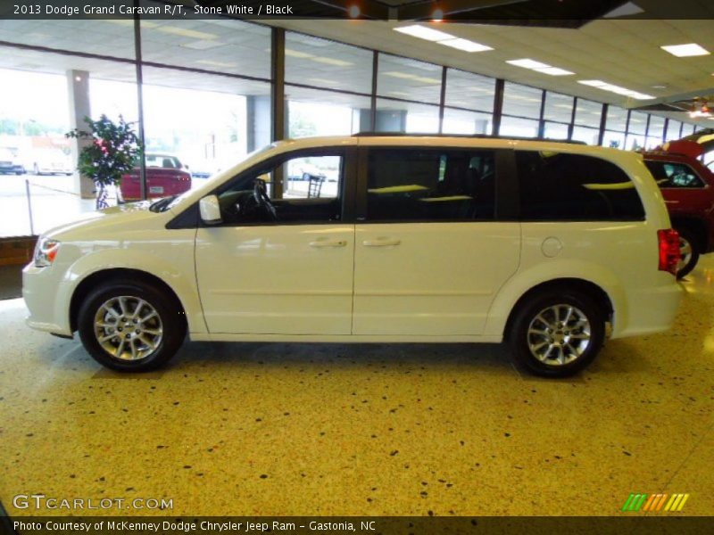 Stone White / Black 2013 Dodge Grand Caravan R/T