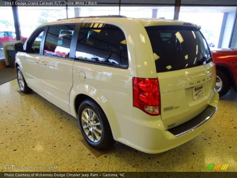 Stone White / Black 2013 Dodge Grand Caravan R/T