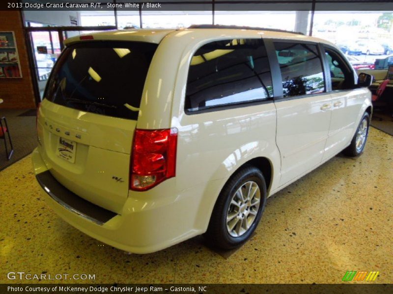 Stone White / Black 2013 Dodge Grand Caravan R/T