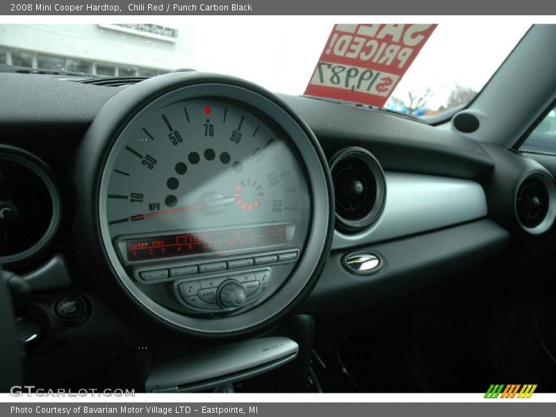 Chili Red / Punch Carbon Black 2008 Mini Cooper Hardtop