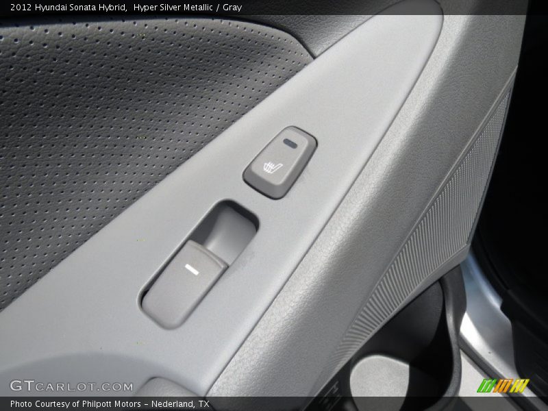 Hyper Silver Metallic / Gray 2012 Hyundai Sonata Hybrid