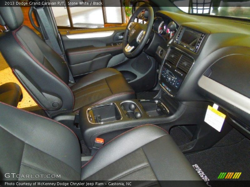 Stone White / Black 2013 Dodge Grand Caravan R/T