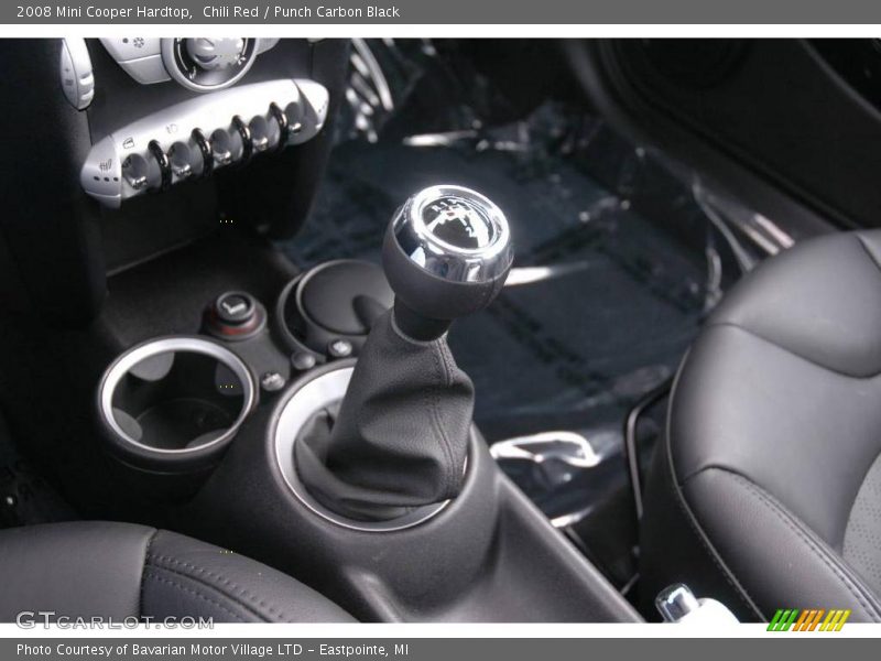 Chili Red / Punch Carbon Black 2008 Mini Cooper Hardtop