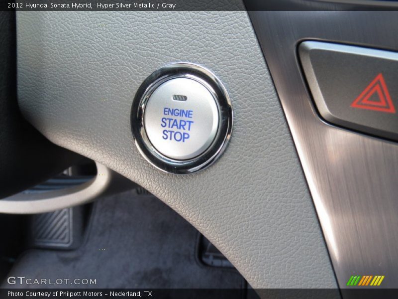 Hyper Silver Metallic / Gray 2012 Hyundai Sonata Hybrid
