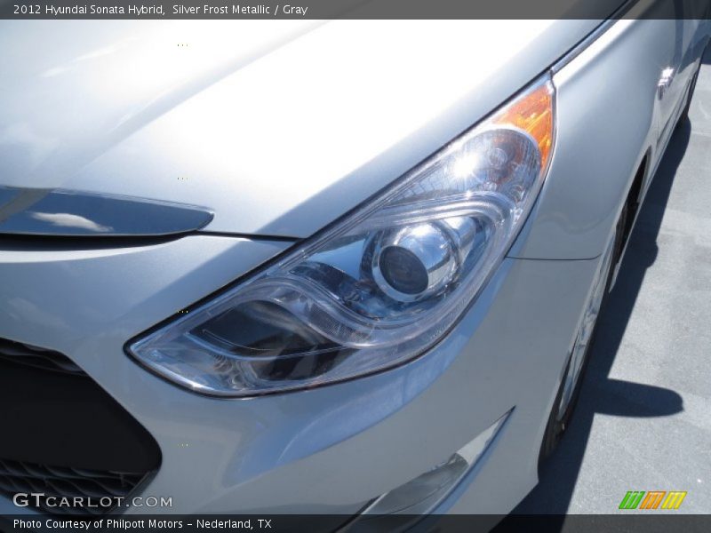 Silver Frost Metallic / Gray 2012 Hyundai Sonata Hybrid